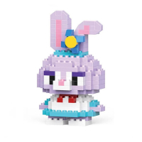 Конструктор Bricks 6301 Зайка Стелла Лоу сиреневый