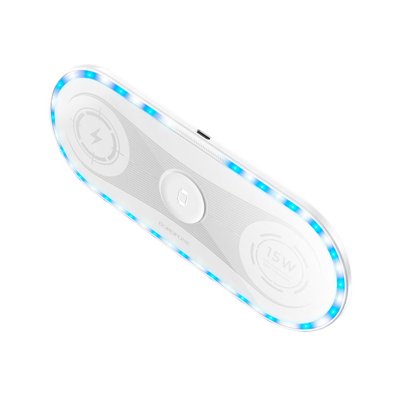 Беспроводное зарядное устройство Borofone BQ14 белое 2