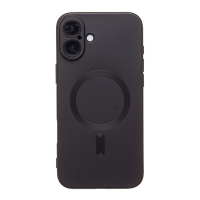 Чехол SM020 для iPhone 16 Plus SafeMag силиконовый черный 001