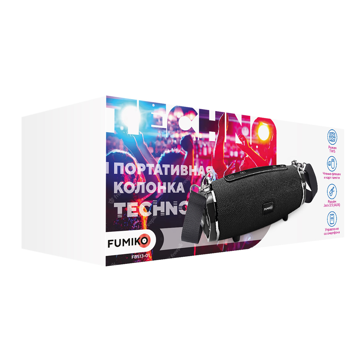 FUMIKO TECHNO Black 018