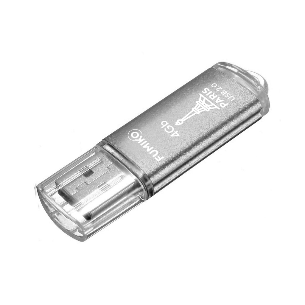 Флешка FUMIKO PARIS 4GB серебристая USB 2.0_2