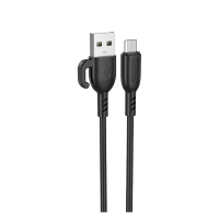 Кабель Borofone BX91 Micro USB 2.4А черный 1 м 001