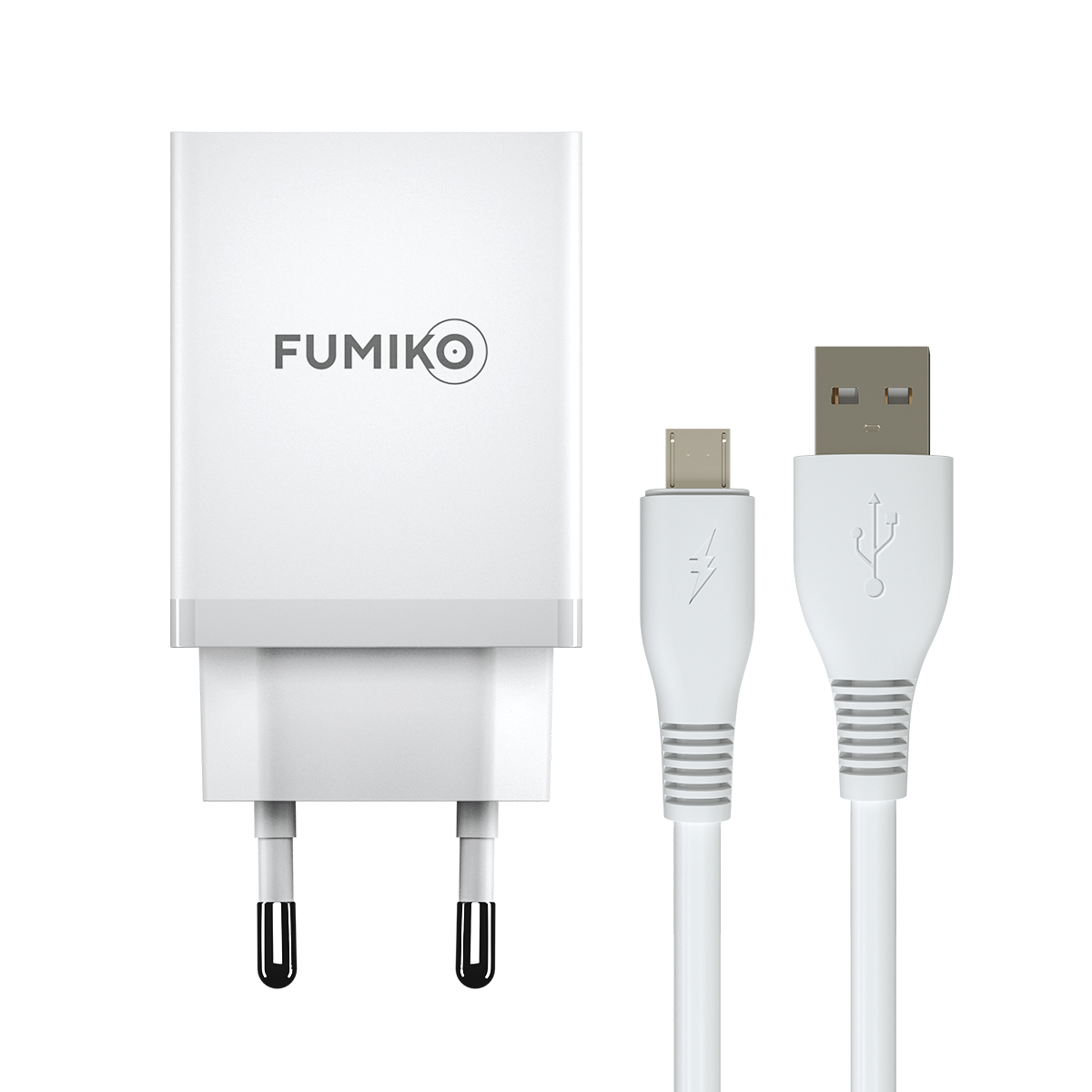 FUMIKO CH12 microUSB cable White 002