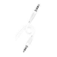 Аудиокабель AUX Kakusiga KSC-893 Jack 3.5 мм белый 1 м 001