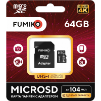 FUMIKO MicroSDXC class 10 UHS-I U3 64GB 001