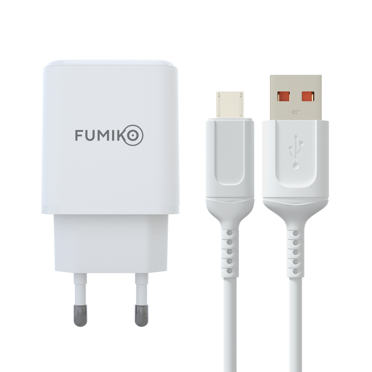 FUMIKO CH14 microUSB cable White 002