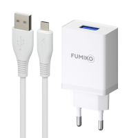 FUMIKO CH12 microUSB cable White 001