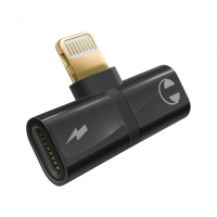 Адаптер разветвитель Dream AC1 iPhone  iPhone 2 ЗУ техпак черный