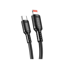 Кабель Kakusiga KSC-984 Type-C  Lightning 3А черный 1 м 001