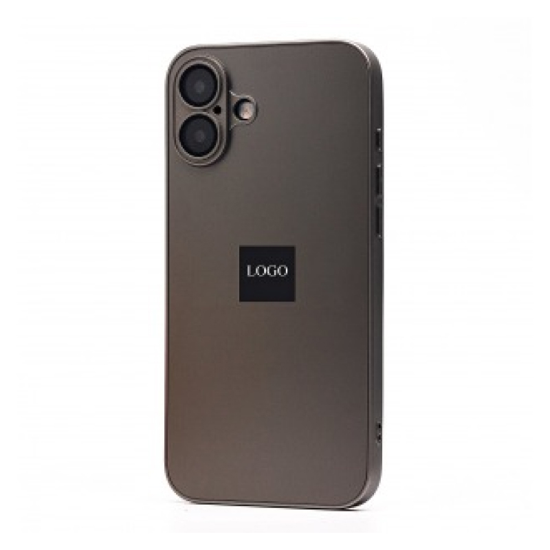 Чехол SM021 для iPhone 16 SafeMag силиконовый титановый 002