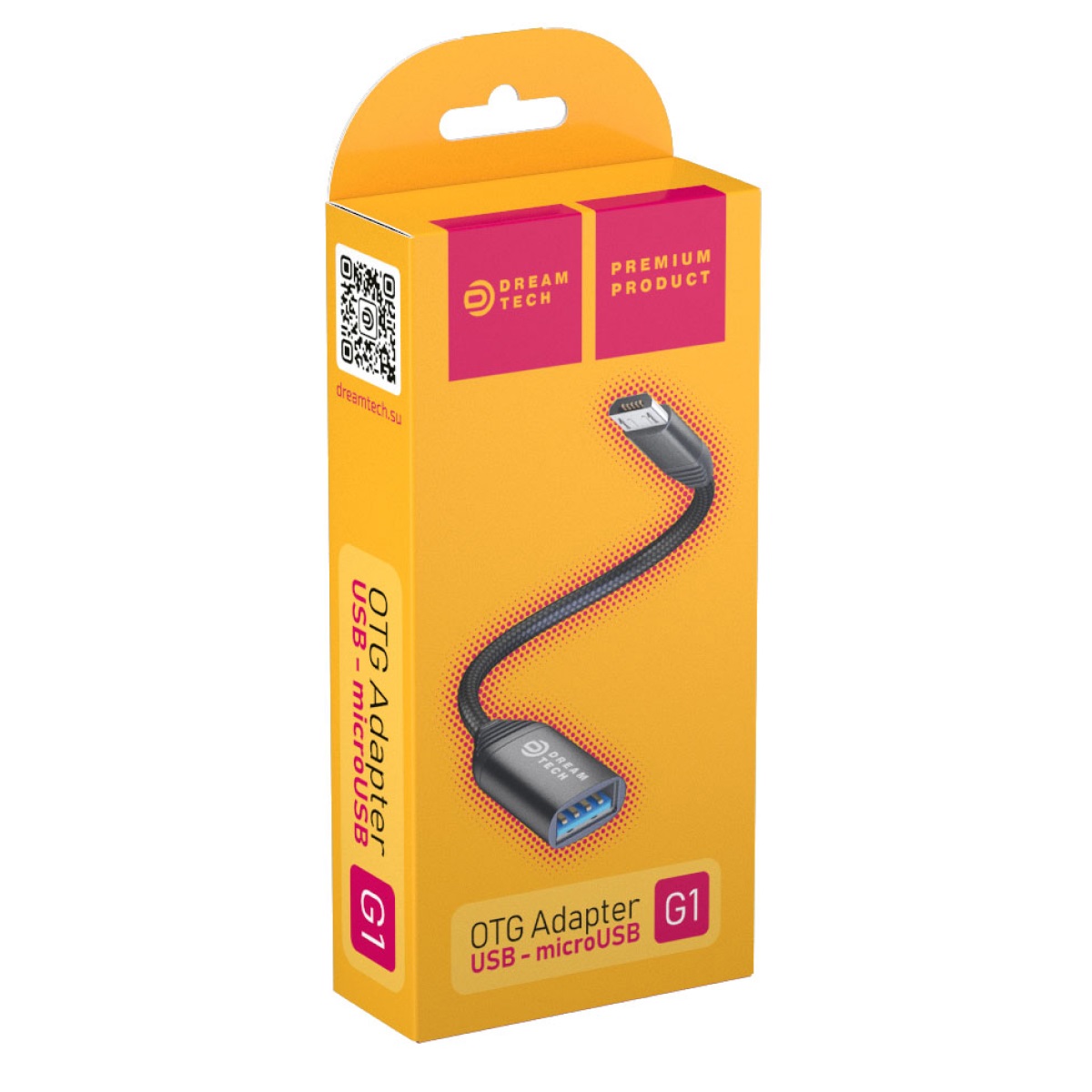 Переходник Dream OTG G1 USB - Micro USB черный 2