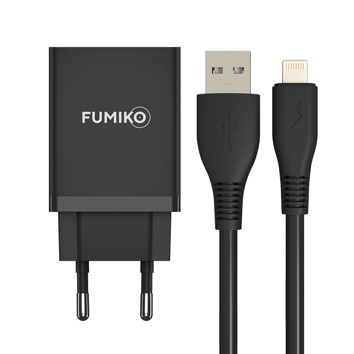 FUMIKO CH12 lightning cable Black 002