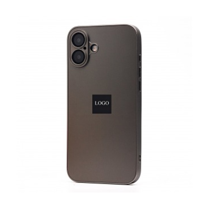 Чехол SM021 для iPhone 16 Plus SafeMag силиконовый титановый 002