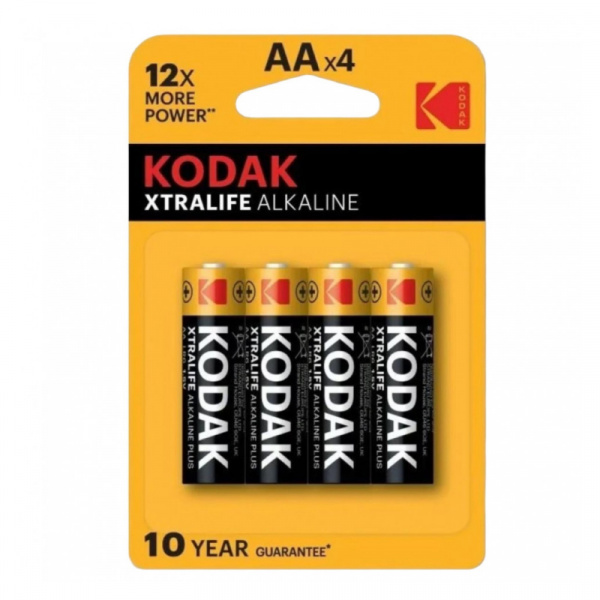 Батарейка алкалиновая АА Kodak Xtralife Alkaline LR6 4 шт блистер 001