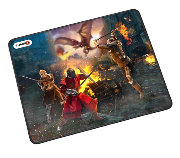 Коврик для мыши FUMIKO MP01 Огнем и мечом 240x200х2 мм_2