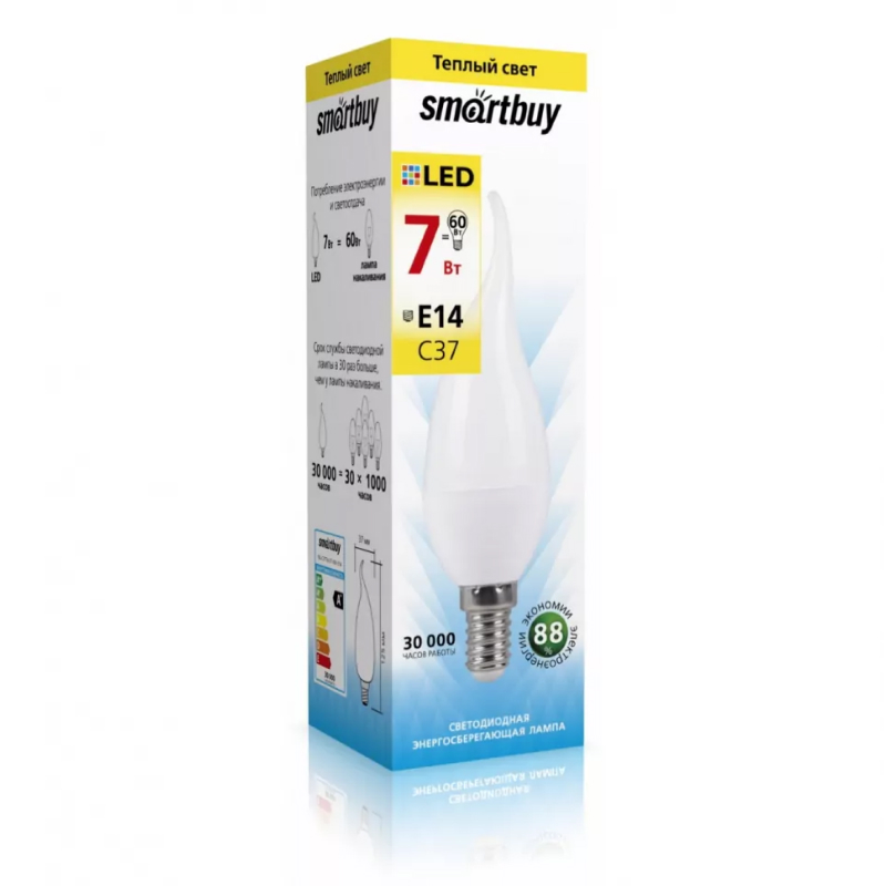 Smartbuy SBL-C37Tip-07-30K-E14 002