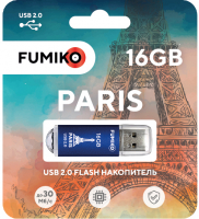 Флешка FUMIKO PARIS 16GB синяя USB 2.0