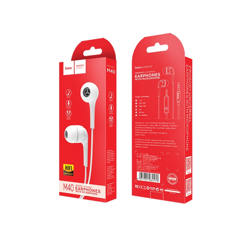 Hoco M40 White 003