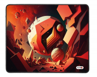 FMP01-22-Коврик для мыши FUMIKO MP01 Космическая абстракция 240x200х2 мм, оверлок