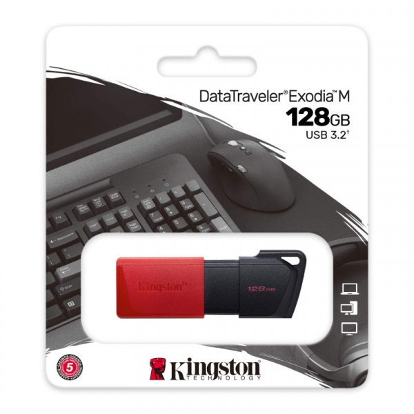 Kingston DataTraveler Exodia 128GB Black-Red 001