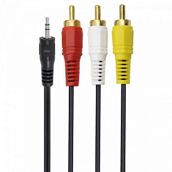 Кабель AUX Jack 3.5 мм / 3RCA 1.5 м