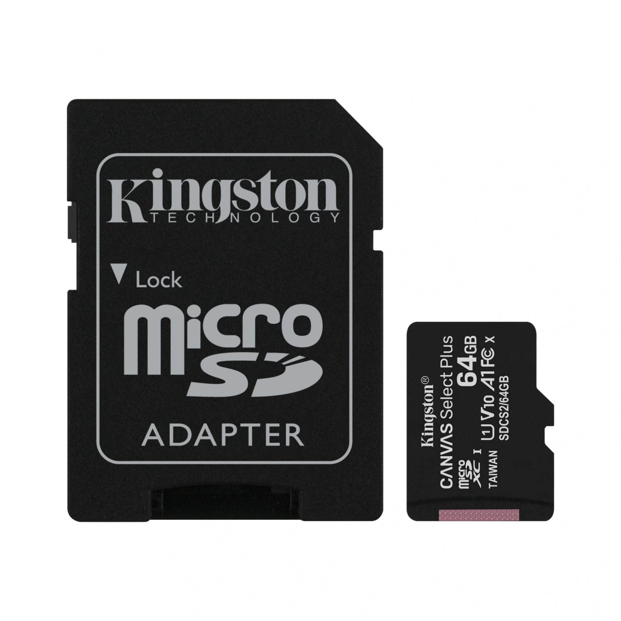 Карта памяти Kingston Canvas Select 64GB MicroSDXC class 10 U_2