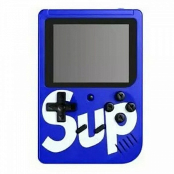 Игровая приставка портативная Sup Game Box Plus 8 bit 400 игр синяя